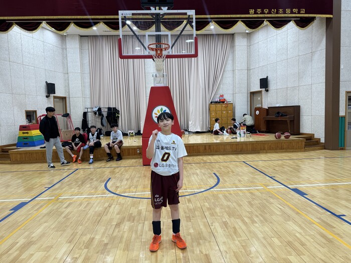 광주 맨투맨 U12 주장 김윤우의 목...