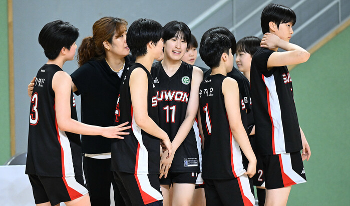 [JB화보] 수원제일중 우승, 봉의중에 83-48로 승리
