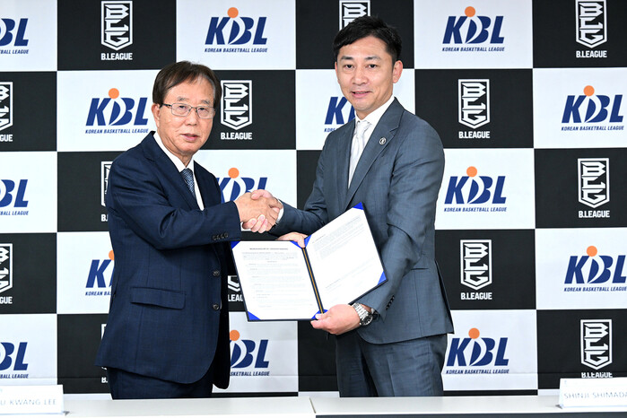[JB 화보] KBL-B리그(일본프로농구)와 상호 발전을 위한 업무협약식