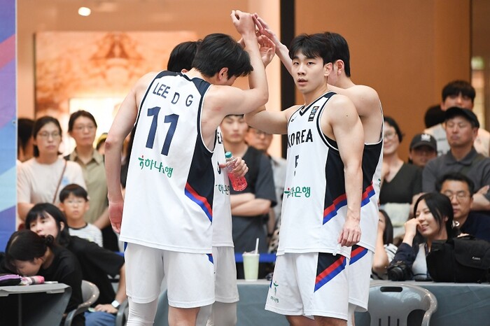 [화보] 2026 KBA 3x3 프라임 리그’ 3차 대회 2일차,  한솔레미콘과 Team KOREA의 경기 화보