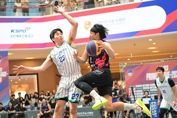 [화보] ‘2026 KBA 3x3 프라임 리그’ 3차 대회 2일차, 전북특별자치도농구협회와 한솔레미콘의 경기 화보