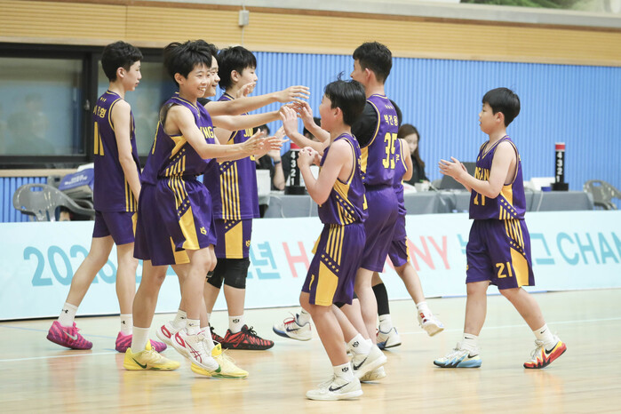 [화보] 2026 전국 유소년 하모니 챔피언십 남초부 결승 경기 화보 (송정초 37-59 중앙초)