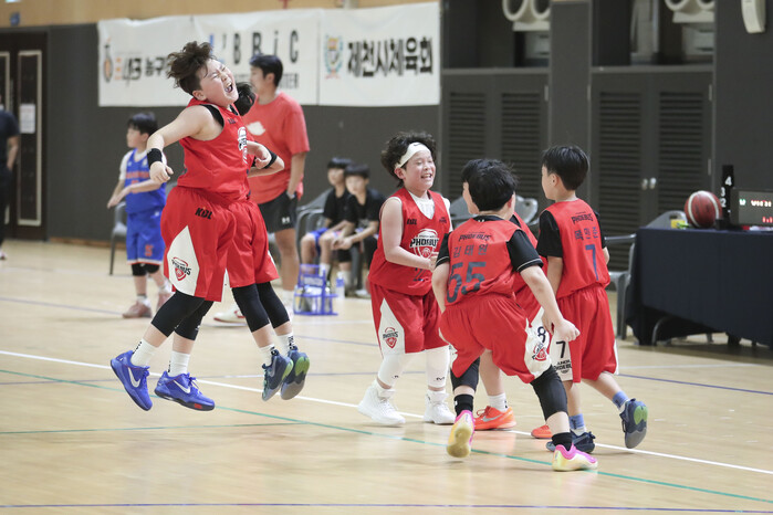 [화보] 제5회 제천시 의림지배 챔피언십 유소년 농구대회 U9 결승 경기 화보 (울산 모비스 20-13 이승민농구교실)